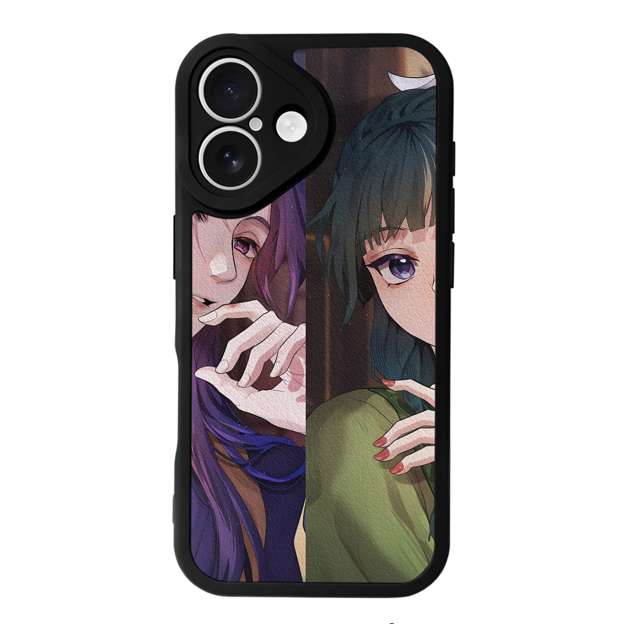 （画像用） 薬屋のひとりごと The Apothecary Diaries 【iPhone 16シリーズ対応】シリコンスマホケース（レザー調） 材質：シリコン